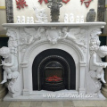 Customized stone fireplace for villas